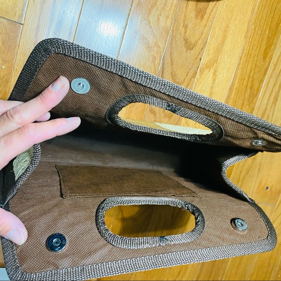 Wooven Palm Clutch Tote Bag - Picture 6 of 7